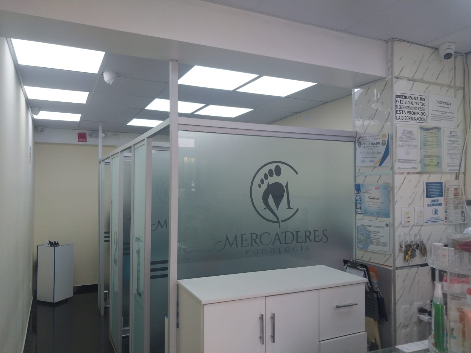 Interior de la sede Mercaderes